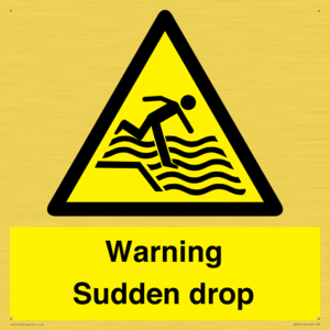 Warning Sudden drop